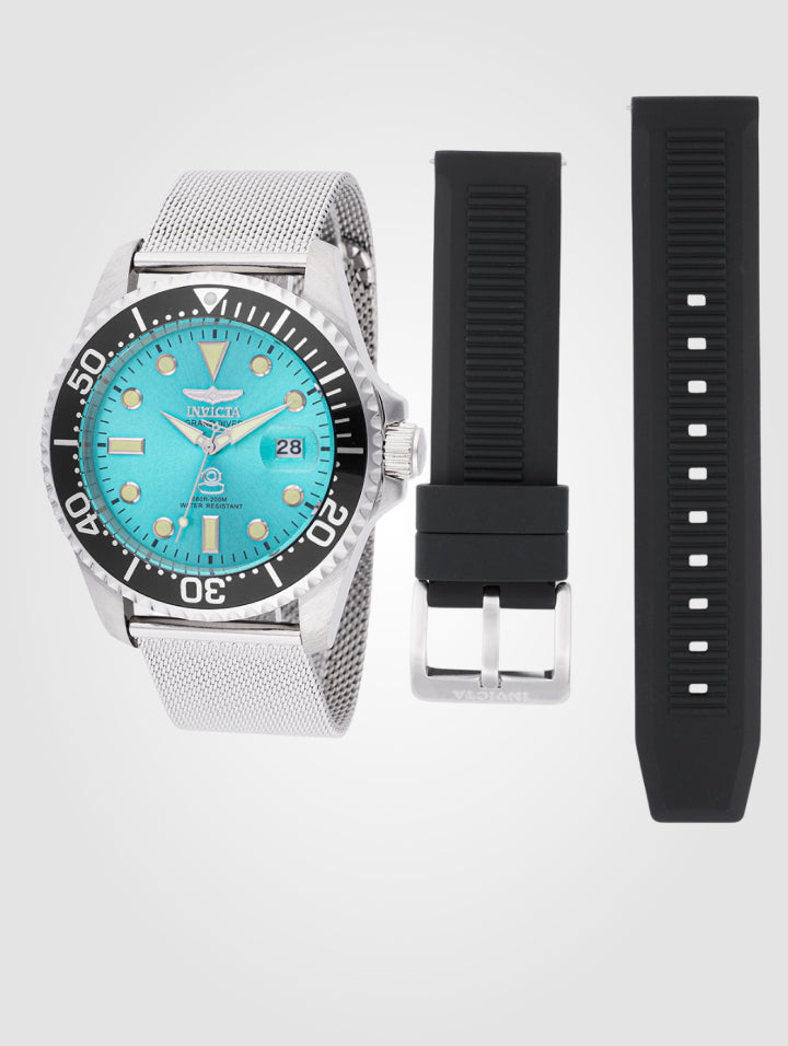 Reloj Invicta Grand Diver 48213- 42 mm, negro, acero con correa intercambiable