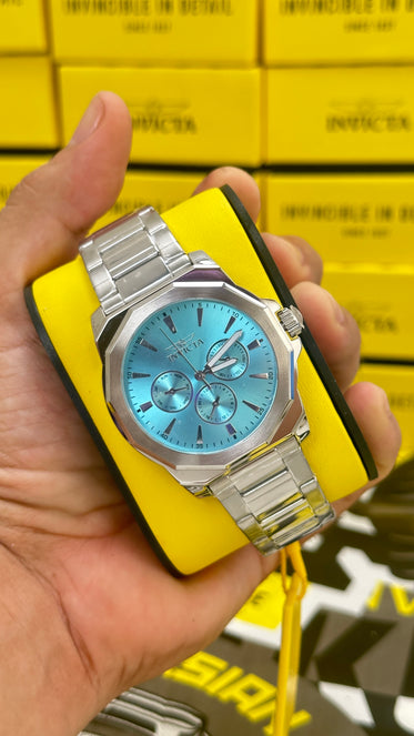 Reloj Invicta Speedway Steel para hombre - 42 mm, Plateado. Azul (4891