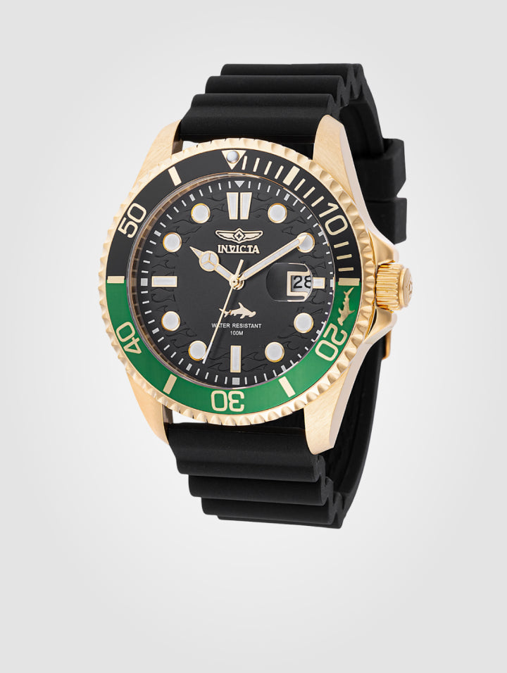 Invicta Pro Diver Shark para hombre - 43 mm, negro (47168)