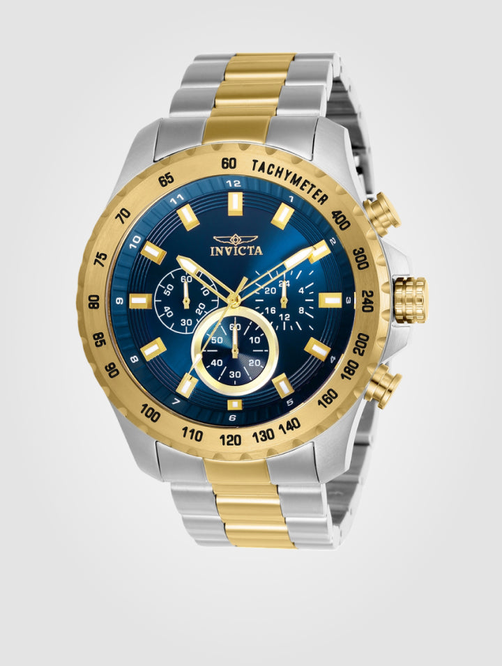 Reloj Invicta Speedway para hombre -48 mm, Bicolor - Azul (24214)