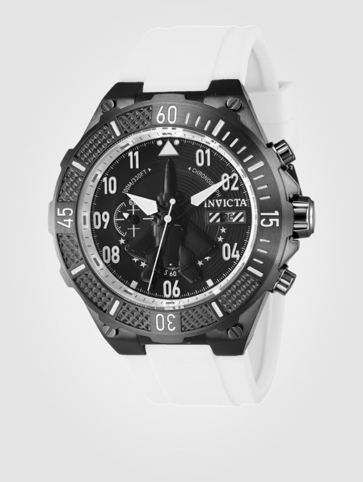 Reloj Invicta Aviator Ascend para hombre - 50 mm, blanco (39900)