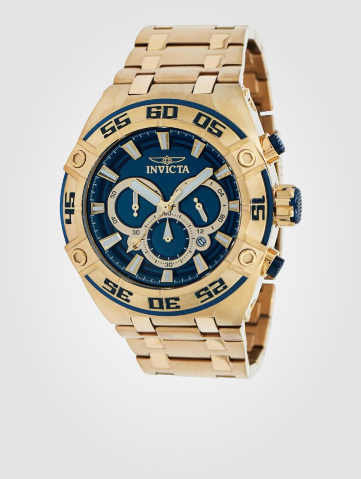 Reloj Invicta Pro Diver para hombre - 50 mm, Dorado. Azul (37641)