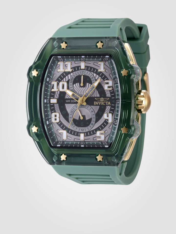 Invicta Racing Cyclone para hombre - 48,5 mm, verde (48710)