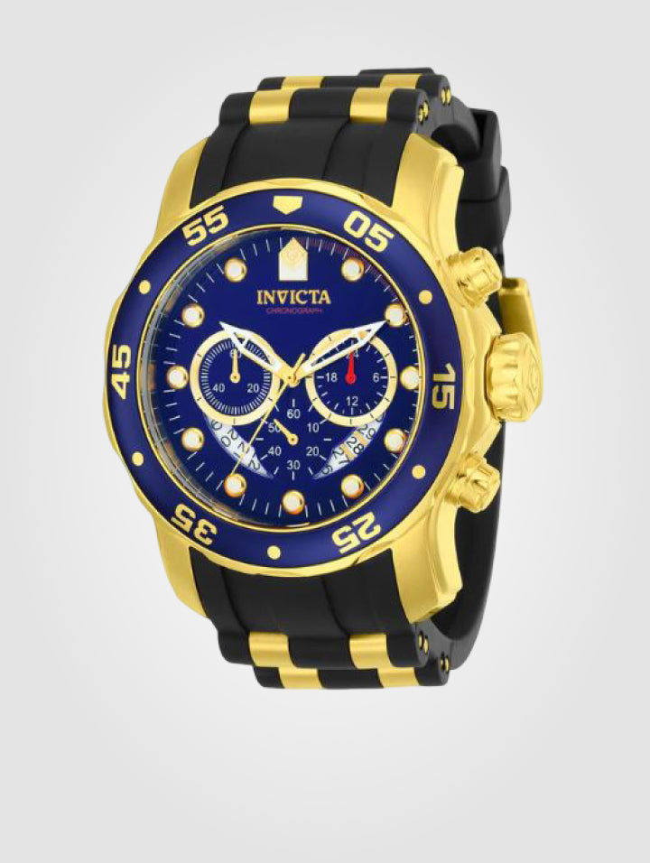 Invicta Pro Diver SCUBA para hombre - 48 mm. Dorado. Negro (21929)