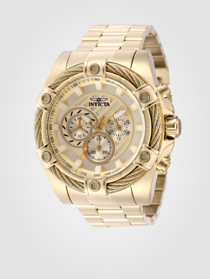 Invicta Bolt Ace para hombre - 52 mm, dorado (49815)