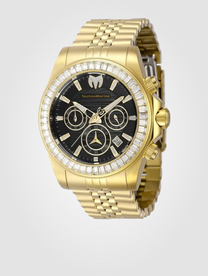 Reloj TechnoMarine Manta para hombre - 42mm Dorado (TM-222021)