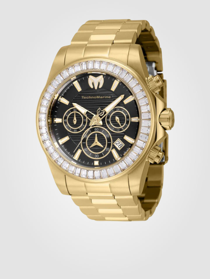 Reloj TechnoMarine Manta para hombre - 42mm Dorado (TM-222005)