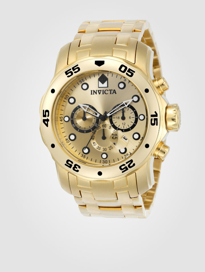 Reloj Invicta Pro Diver para hombre - 48 mm, Dorado (0074)