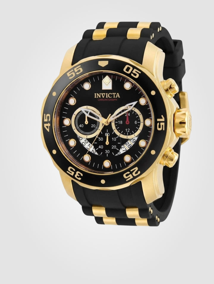 Reloj Invicta Pro Diver para hombre - 48 mm. Dorado. Negro (6981)