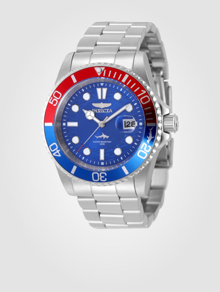Reloj Invicta Pro Diver para hombre - 42 mm, Plateado. Azul (50831)