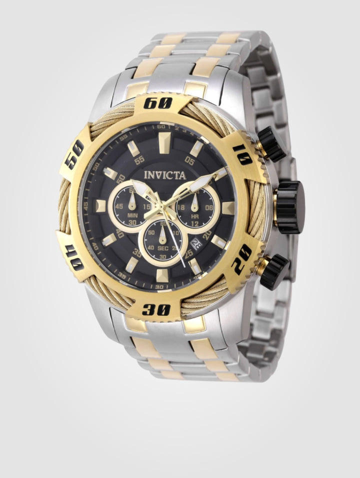 Invicta Speedway Ignition para hombre - 50 mm, dorado, acero (47116)