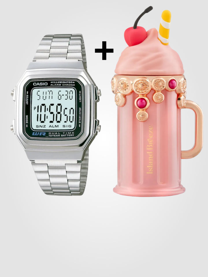 Casio Digital A-178WA-1A + Armaf Island Breeze 100ml