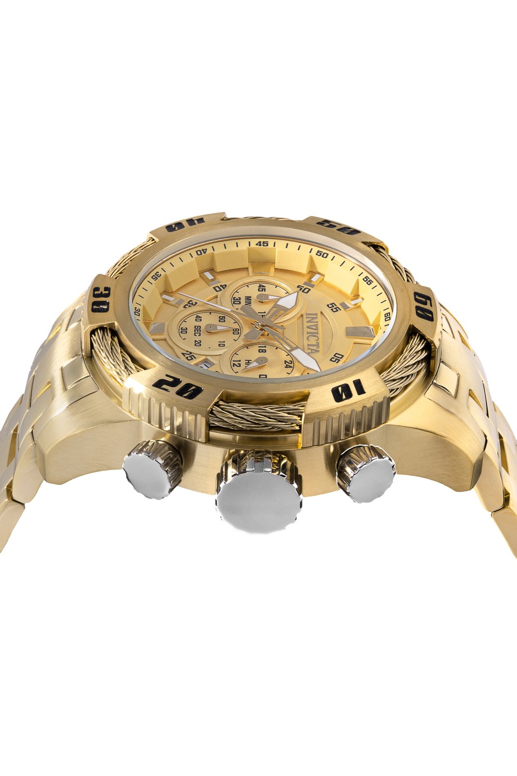 Invicta Speedway Ignition para hombre - 50 mm, dorado (49121)