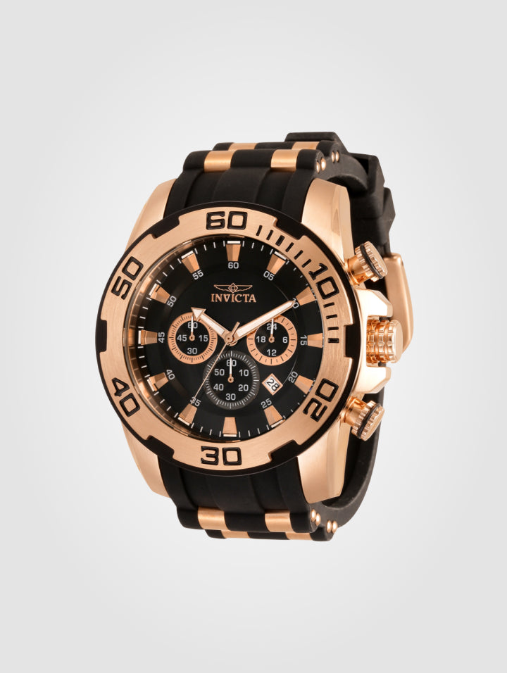 Reloj Invicta Pro Diver  - 50mm, Black, oro rosa (33939)