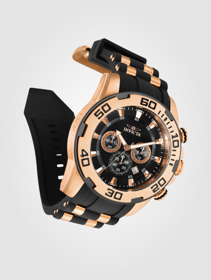 Reloj Invicta Pro Diver  - 50mm, Black, oro rosa (33939)