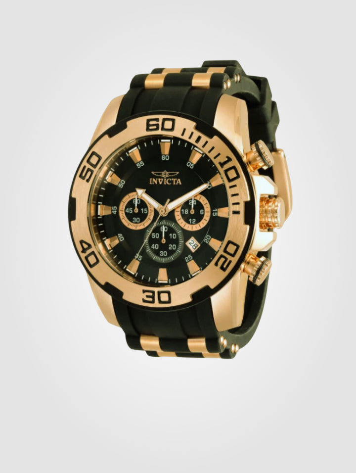 Reloj Invicta Pro Diver  - 50mm, Black, oro rosa (33939)