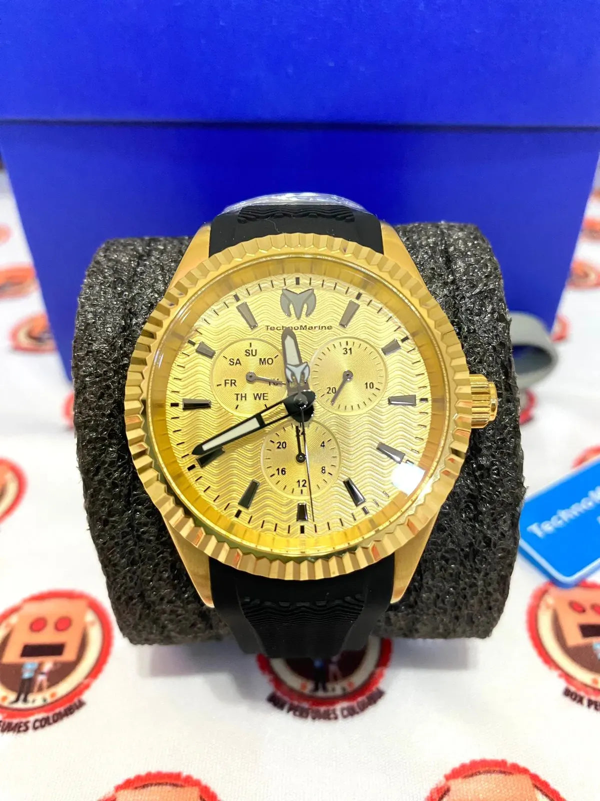 Reloj Technomarine Sea Dream para hombre - 42 mm. Dorado. Negro (719024)