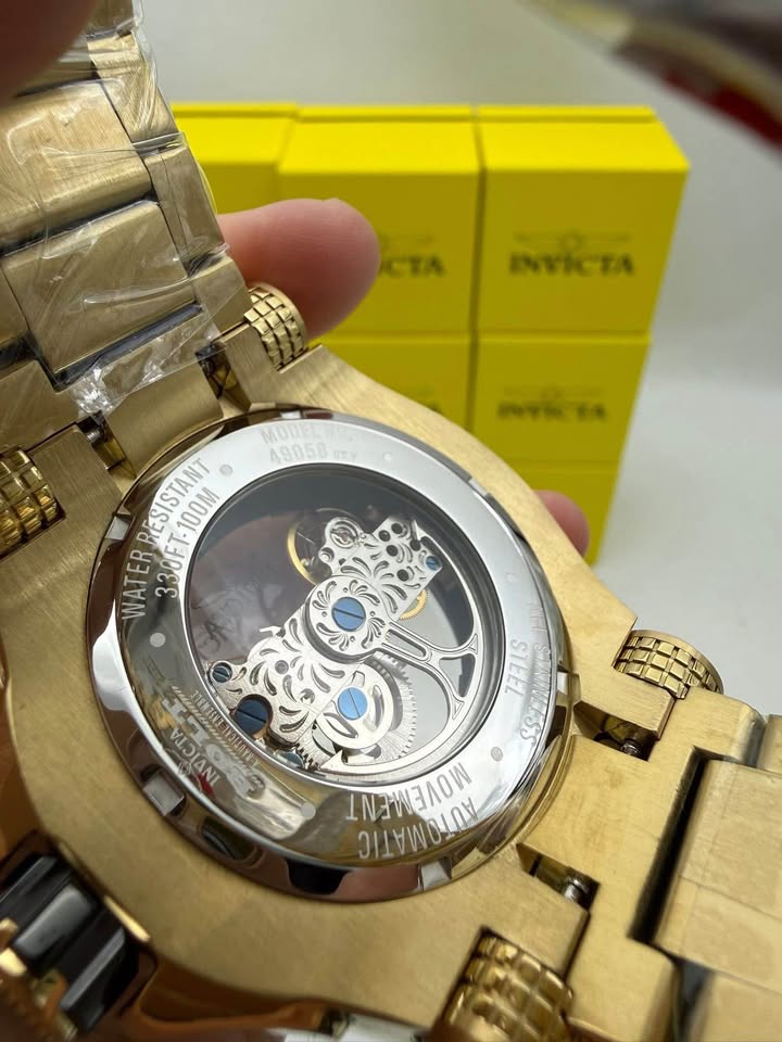 Reloj Invicta Bolt Automático - 52 mm, Dorado. Transparente (49058)