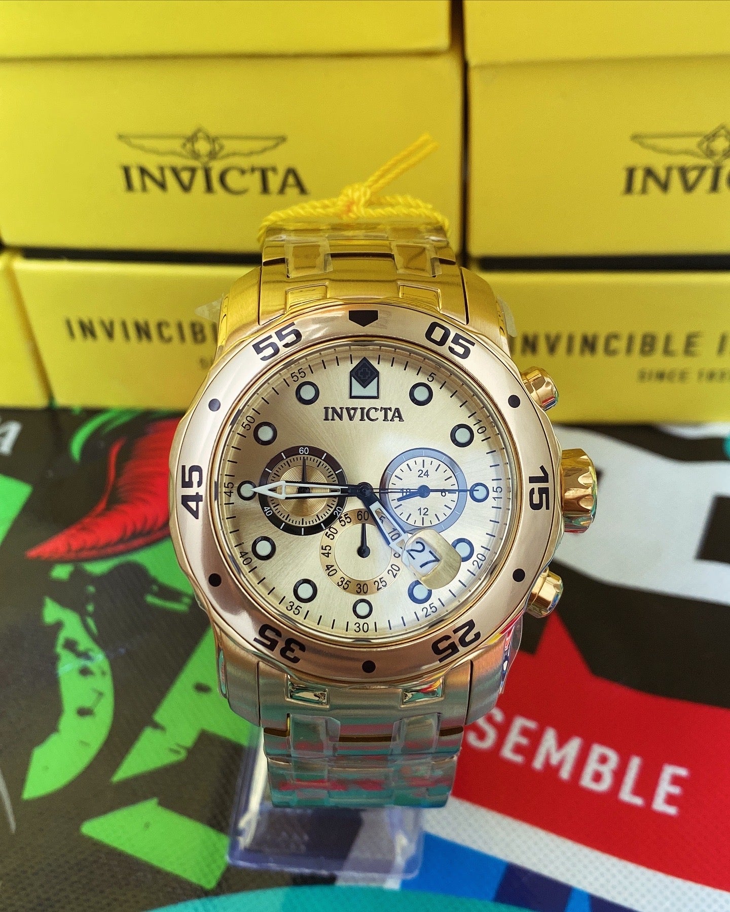 Reloj Invicta Pro Diver para hombre - 48 mm, Dorado (0074)