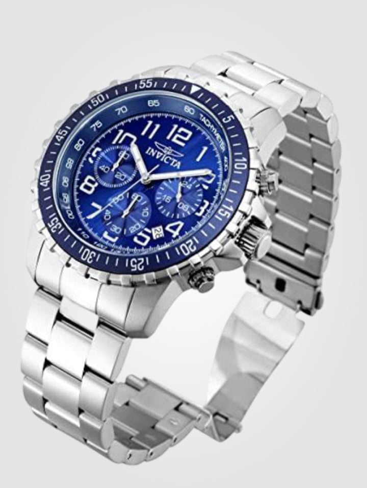 Reloj Invicta Specialty 6621 Plata-Azul para caballero