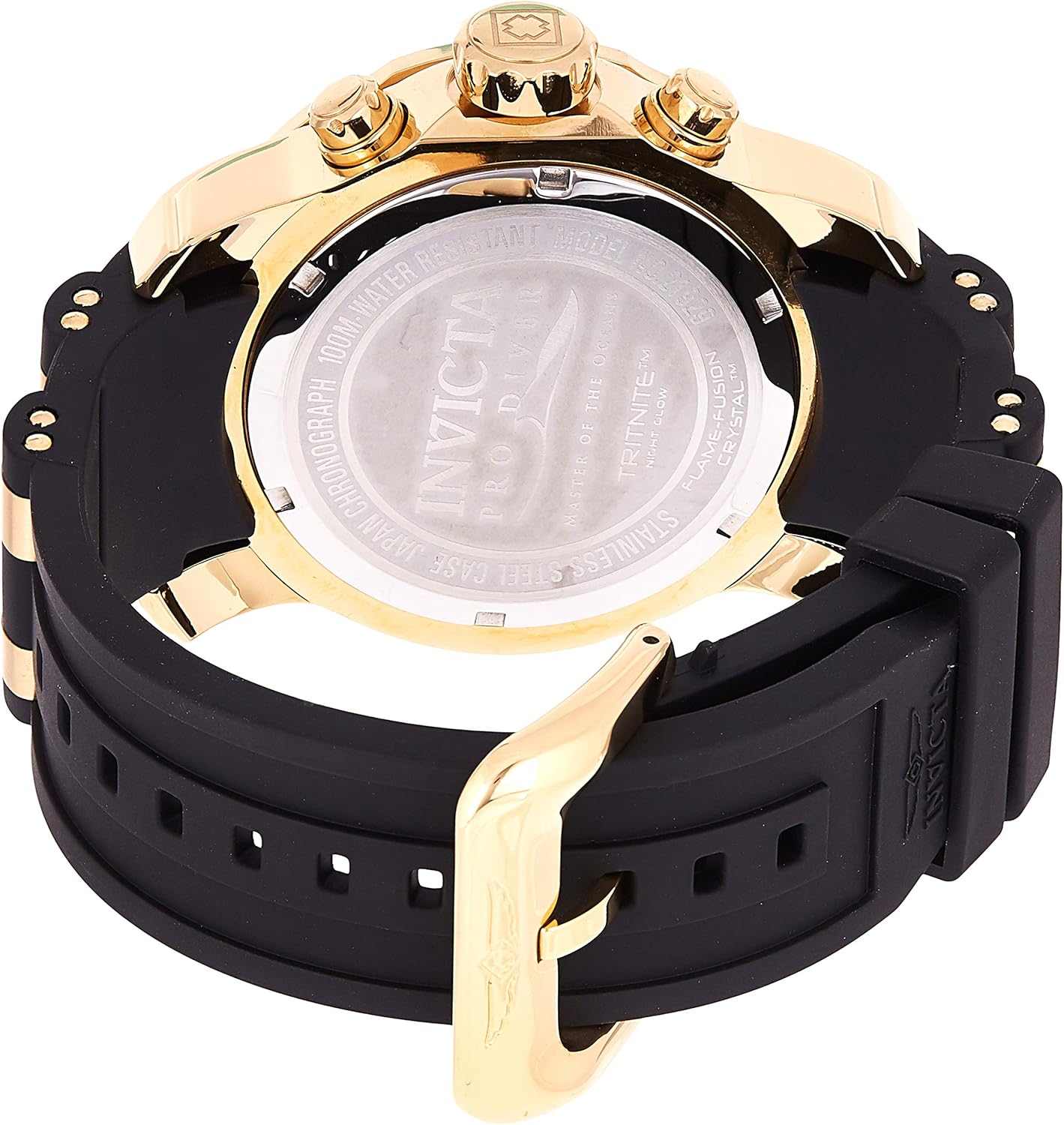 Invicta Pro Diver SCUBA para hombre - 48 mm. Dorado. Negro (21929)