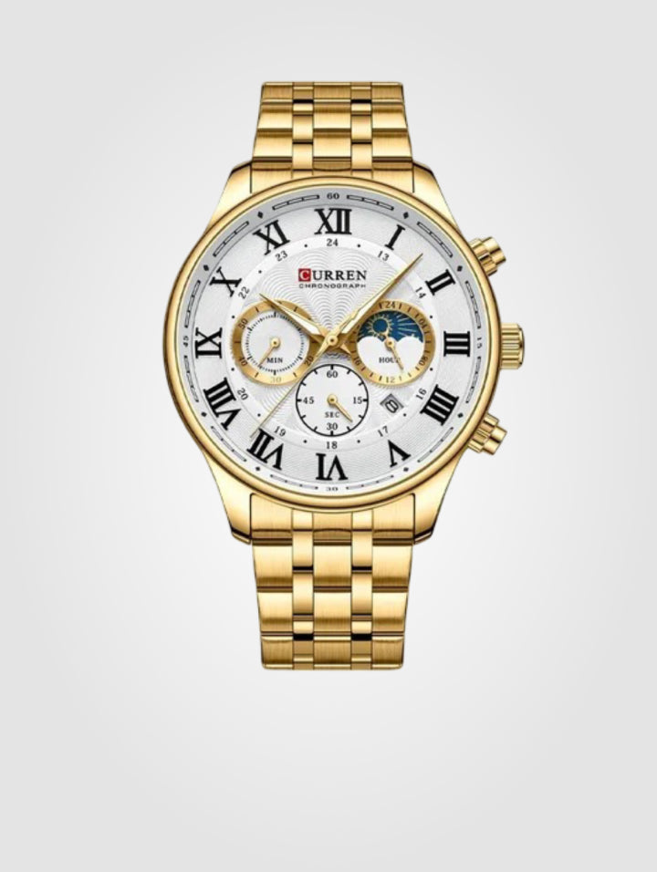 Curren 8427 Dorado para hombre, Cronógrafos especiales