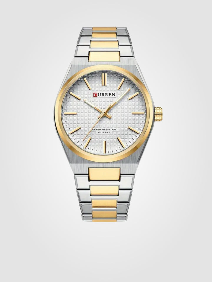 Reloj Curren 8439 Bicolor-Blanco para hombre