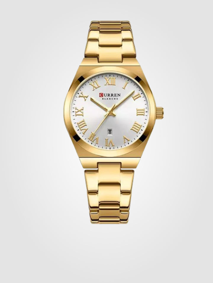 Curren 9095, Dorado para Mujer – Resistente al Agua