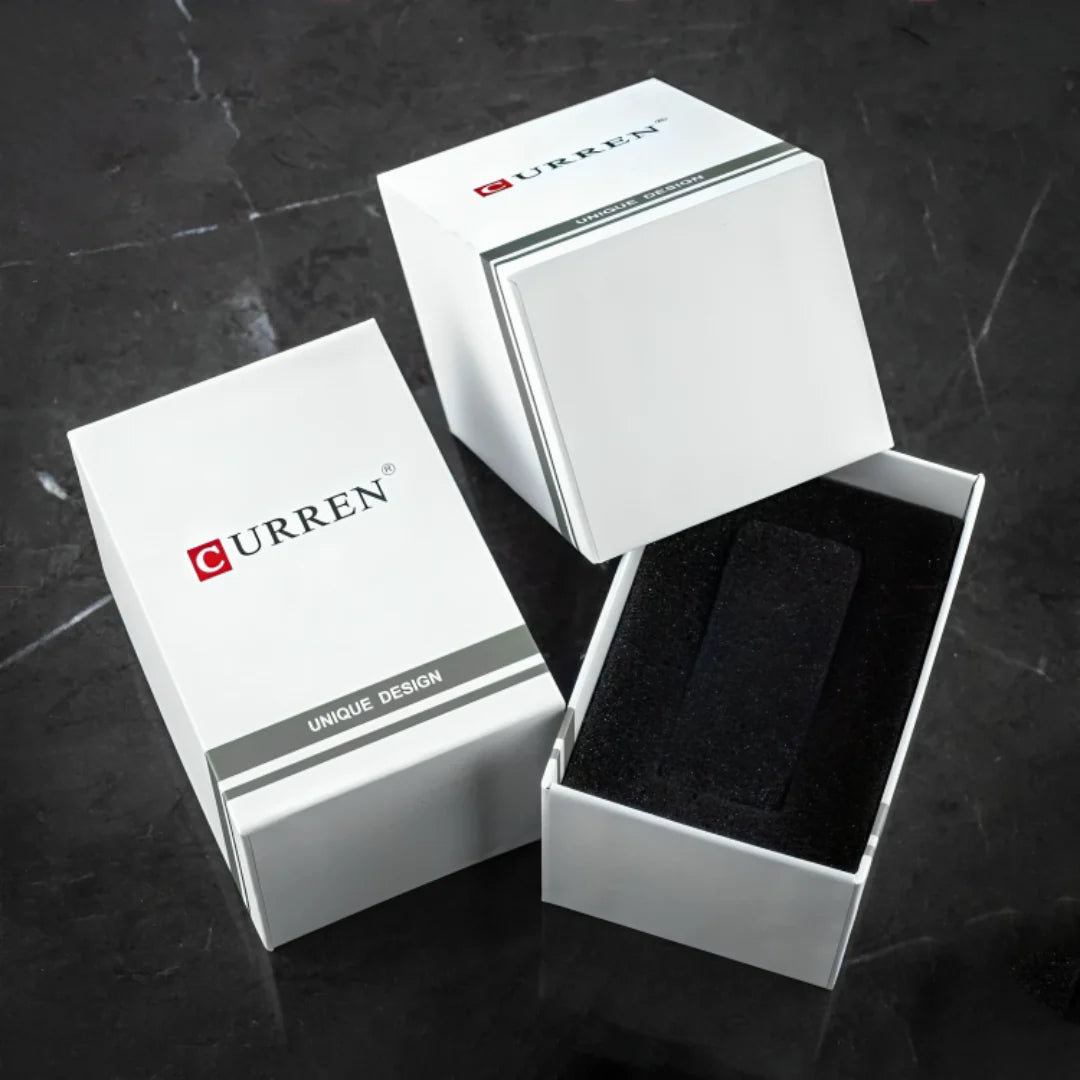 Curren 8439 Plata para Dama 34mm, Acero Inoxidable-Resistente al agua