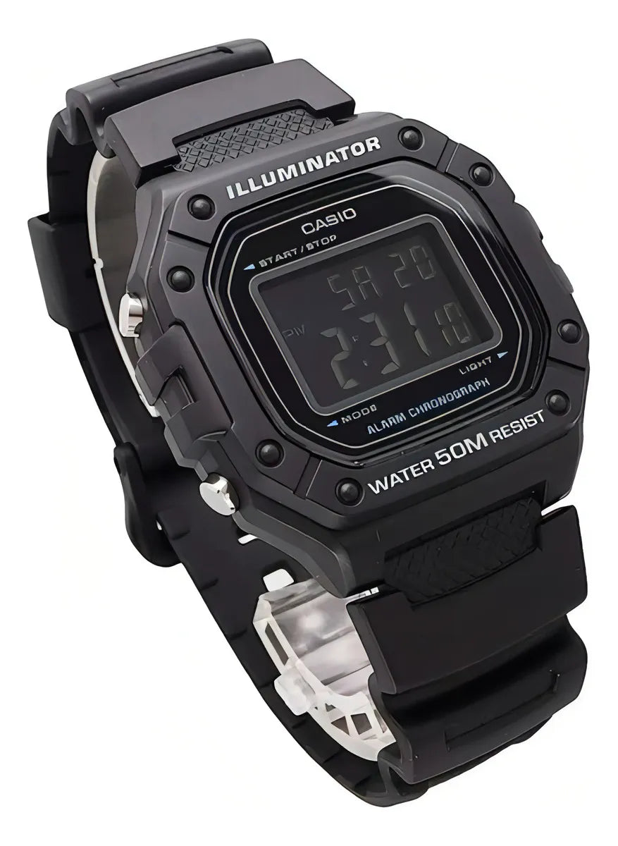 Reloj Casio Para Hombre Digital W-218HC-8AVDF - Negro