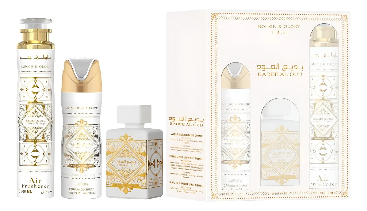 Set de Regalo Unisex Bade'e Al Oud Honor & Glory – Lattafa