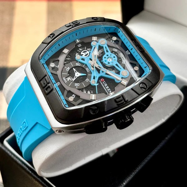 Reloj Curren Deportivo 8443  Blue – Resistente al Agua para Hombre