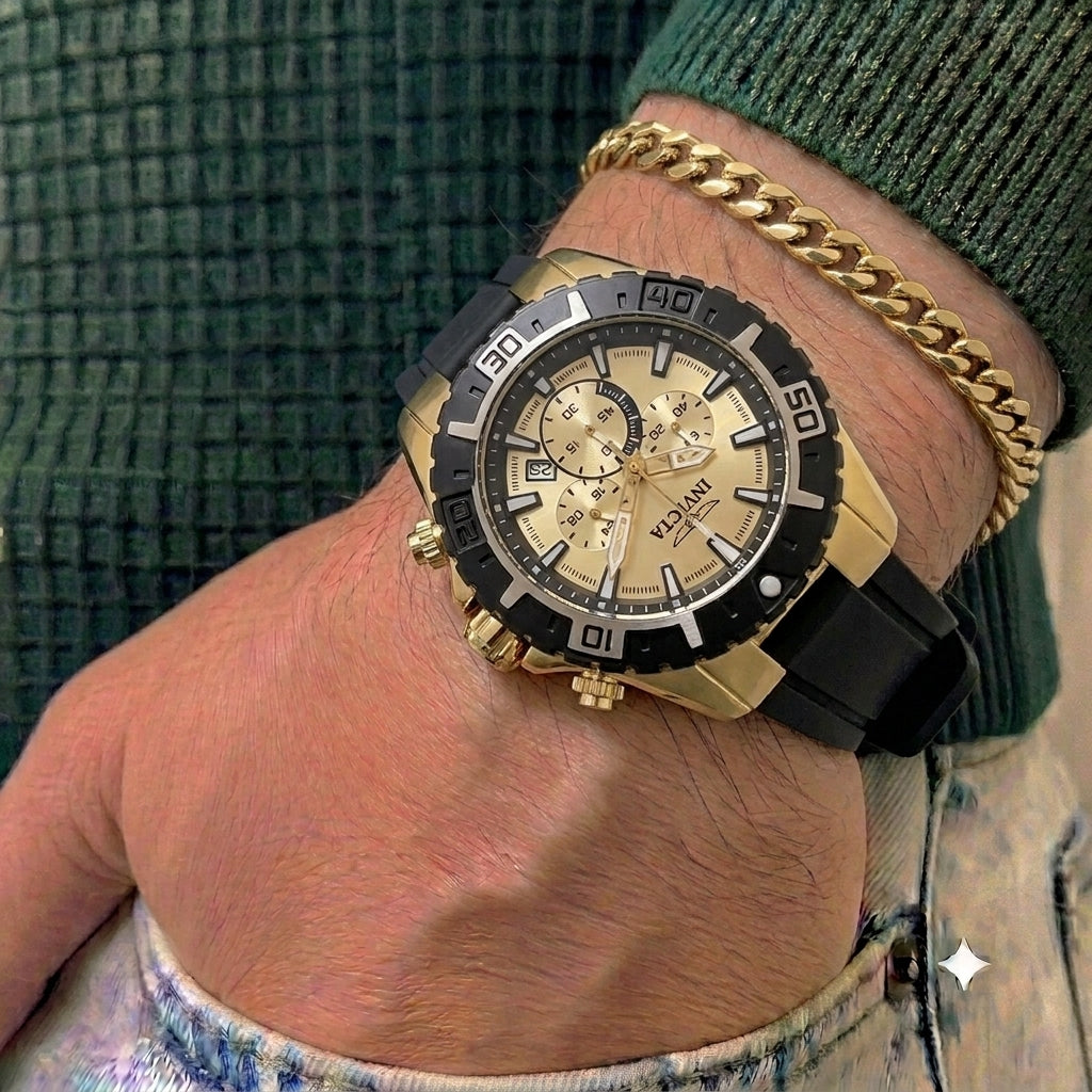 Reloj Invicta Aviator para hombre - 49 mm. Negro (49090)