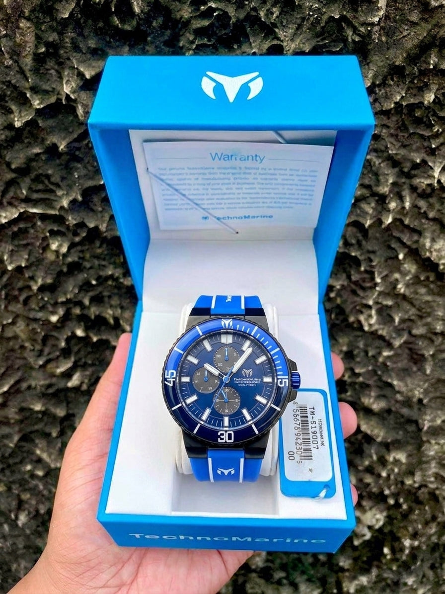 Reloj TechnoMarine Racing Legends 43mm. Azul (525036)