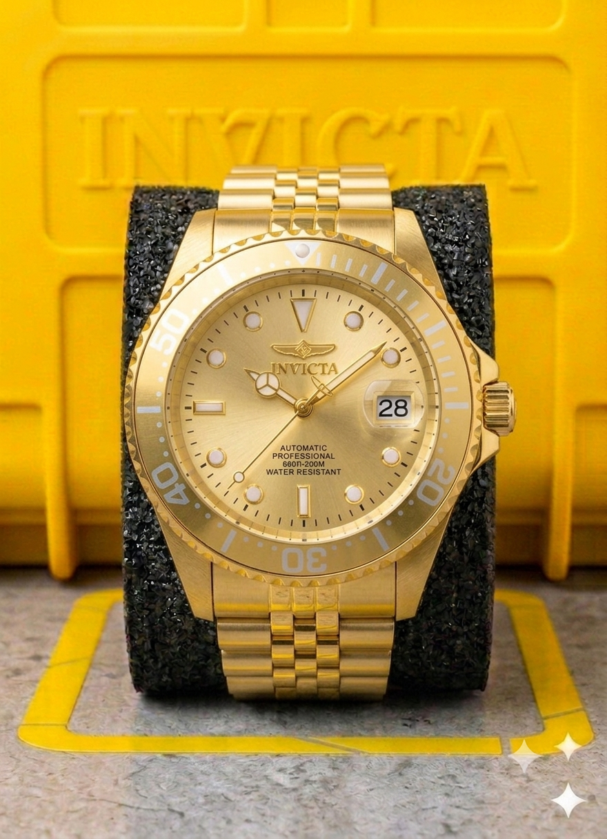 Reloj Invicta Pro Diver Automático - 43 mm, Dorado (30096)