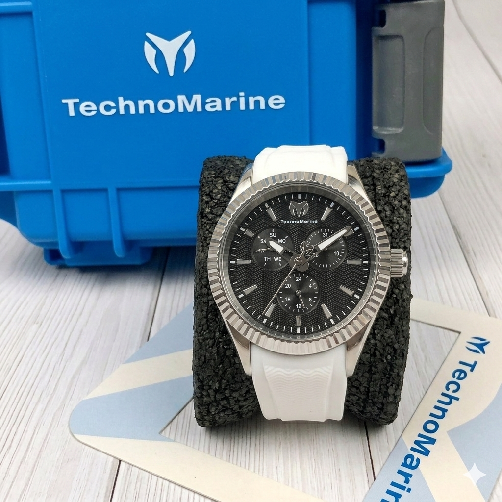 Reloj Technomarine Sea Dream para Hombre - 42 mm. Blanco. Negro (724001)