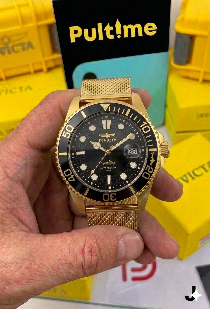 Reloj Invicta Pro Diver para hombre - 43mm. Dorado (47178)