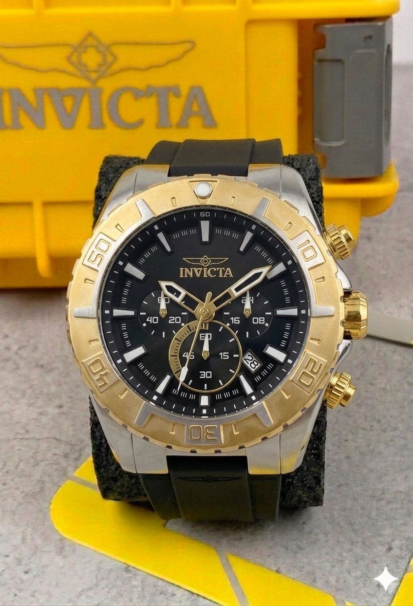 Reloj Invicta Aviator para hombre - 49 mm. Negro (37629)