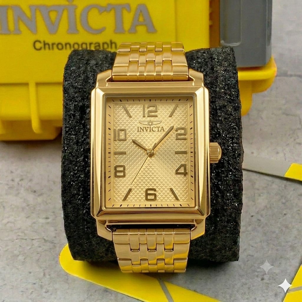 Reloj Para Hombre Invicta Vintage 46661 Dorado 33.5mm