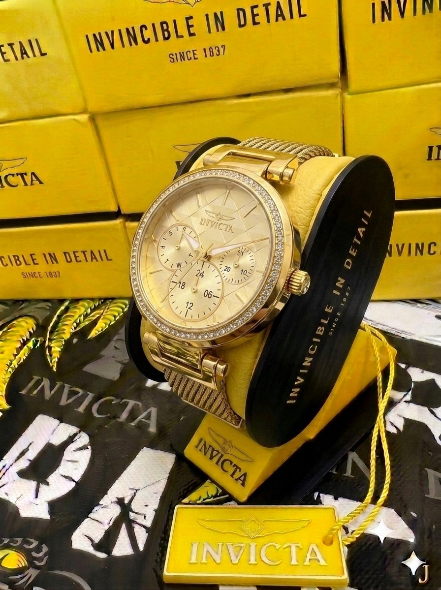 Reloj Invicta Ángel para Mujer - 36mm, Dorado (28918)
