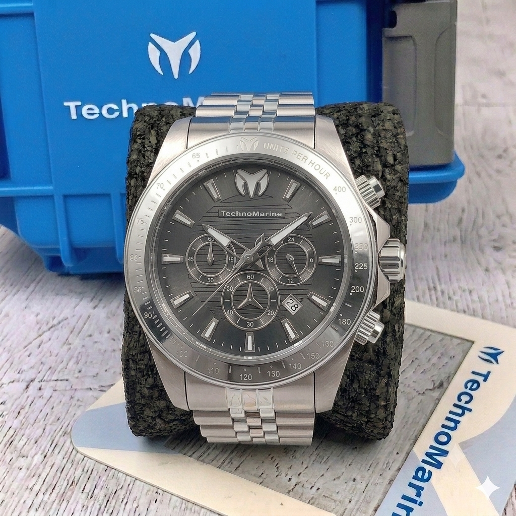 Reloj TechnoMarine Manta Grand para hombre - 47 mm, acero (TM-220141)