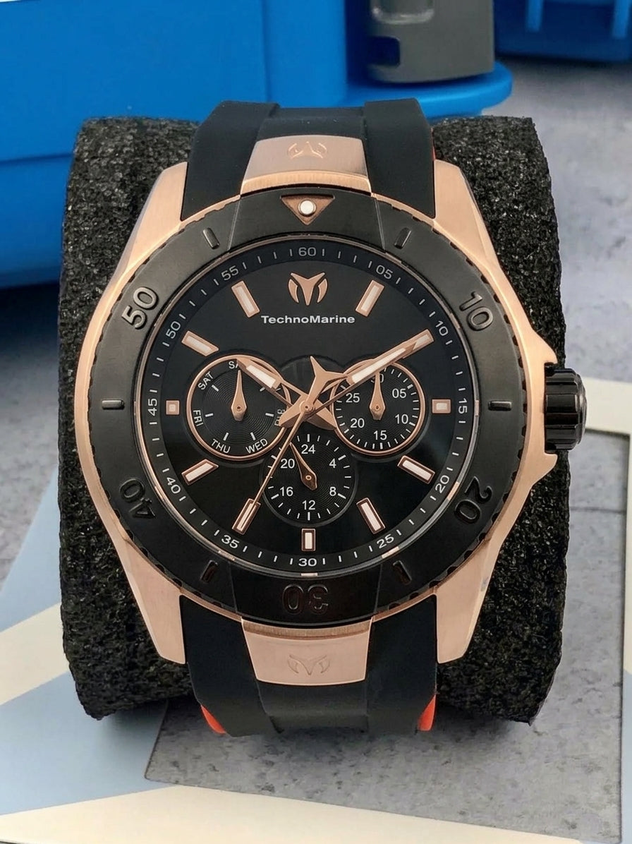 Reloj TechnoMarine UF6 para hombre - 48mm, Negro (TM-616005)