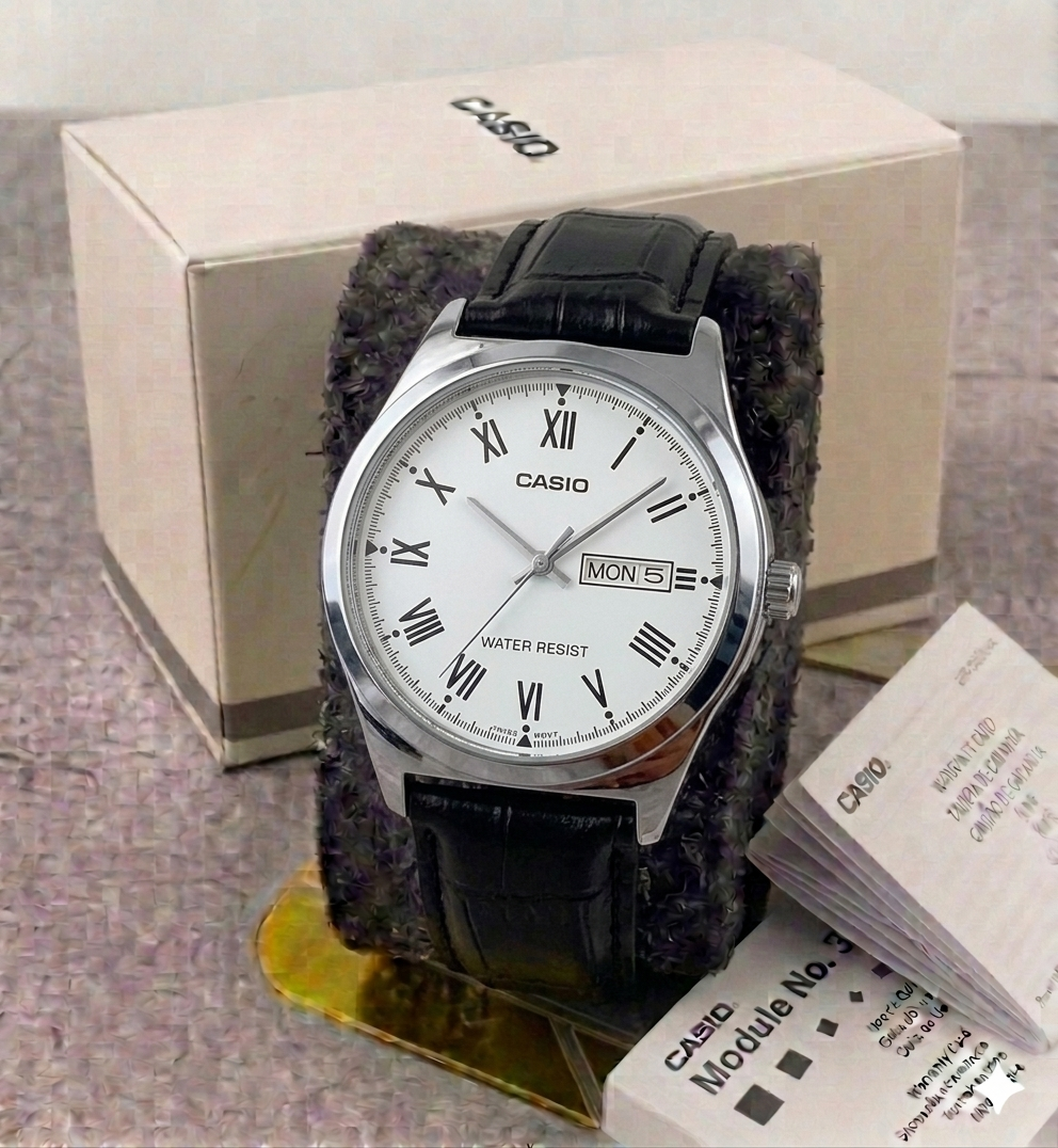 Reloj Casio Para Hombre MTP-V006L-7BUDF Cuero