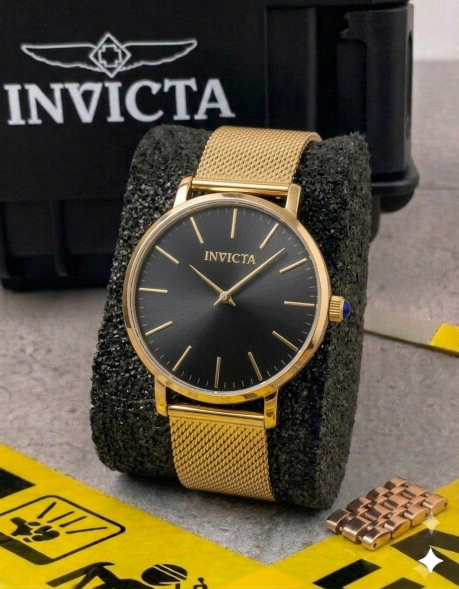 Reloj Invicta Angel para Mujer - 38 mm, Dorado. Negro (48845)