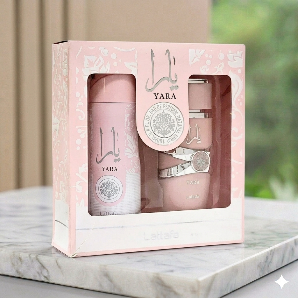 Set Perfume para Mujer Lattafa Yara Eau de Parfum 100 ml + Desodorante