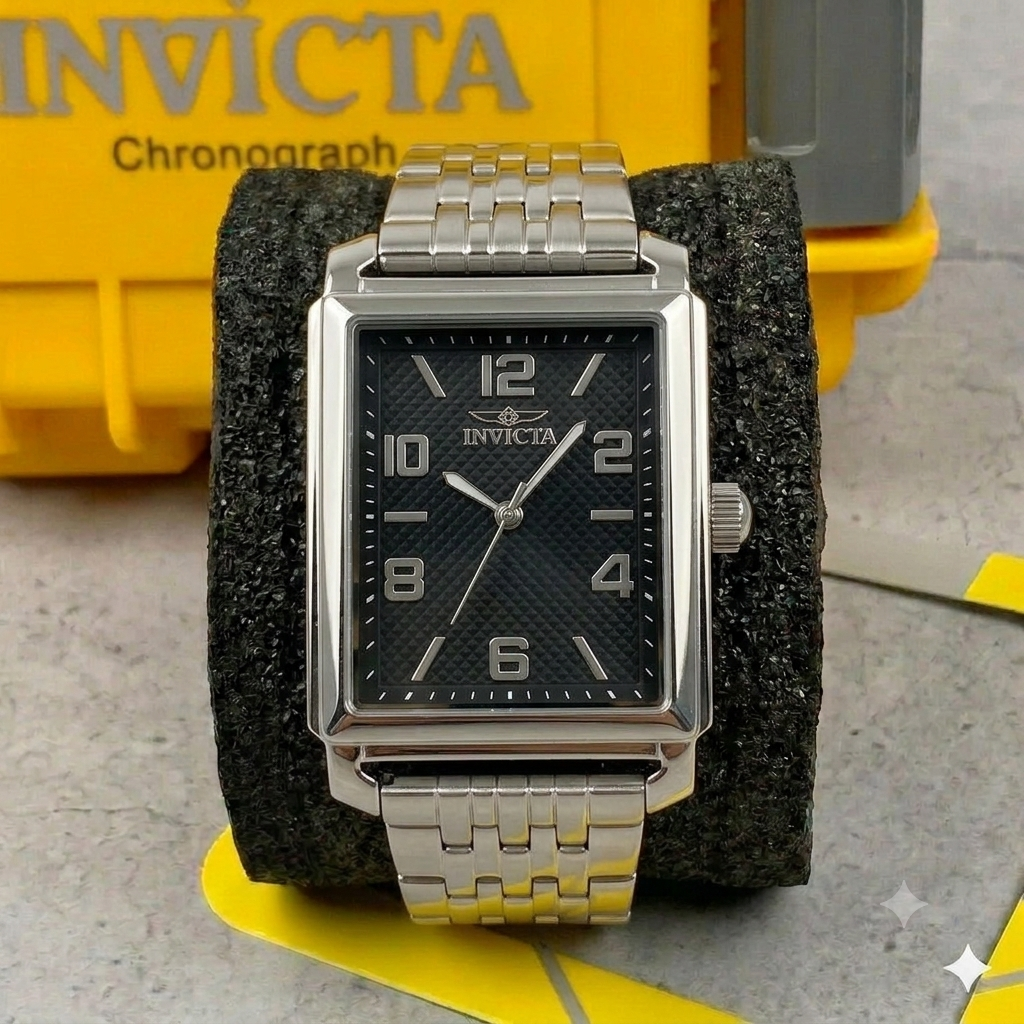 Reloj Para Hombre Invicta Vintage 46659 Plateado - Negro 33.5mm