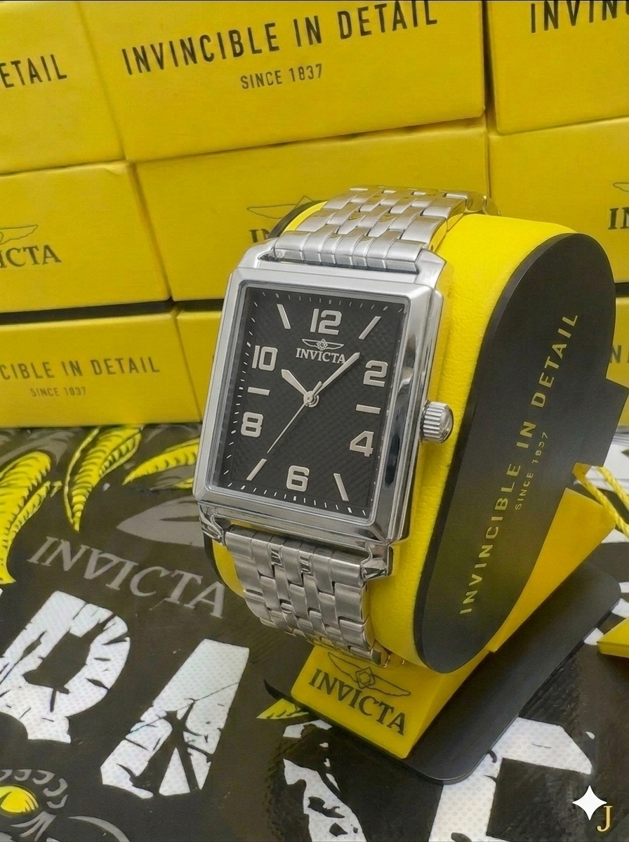 Reloj Para Hombre Invicta Vintage 46659 Plateado - Negro 33.5mm