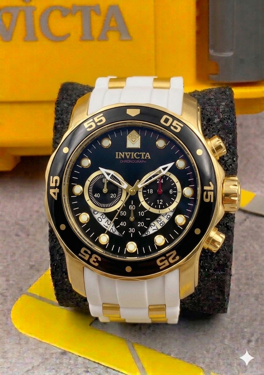 Reloj Invicta Pro Diver para hombre - 48 mm, Blanco - Negro (20289)