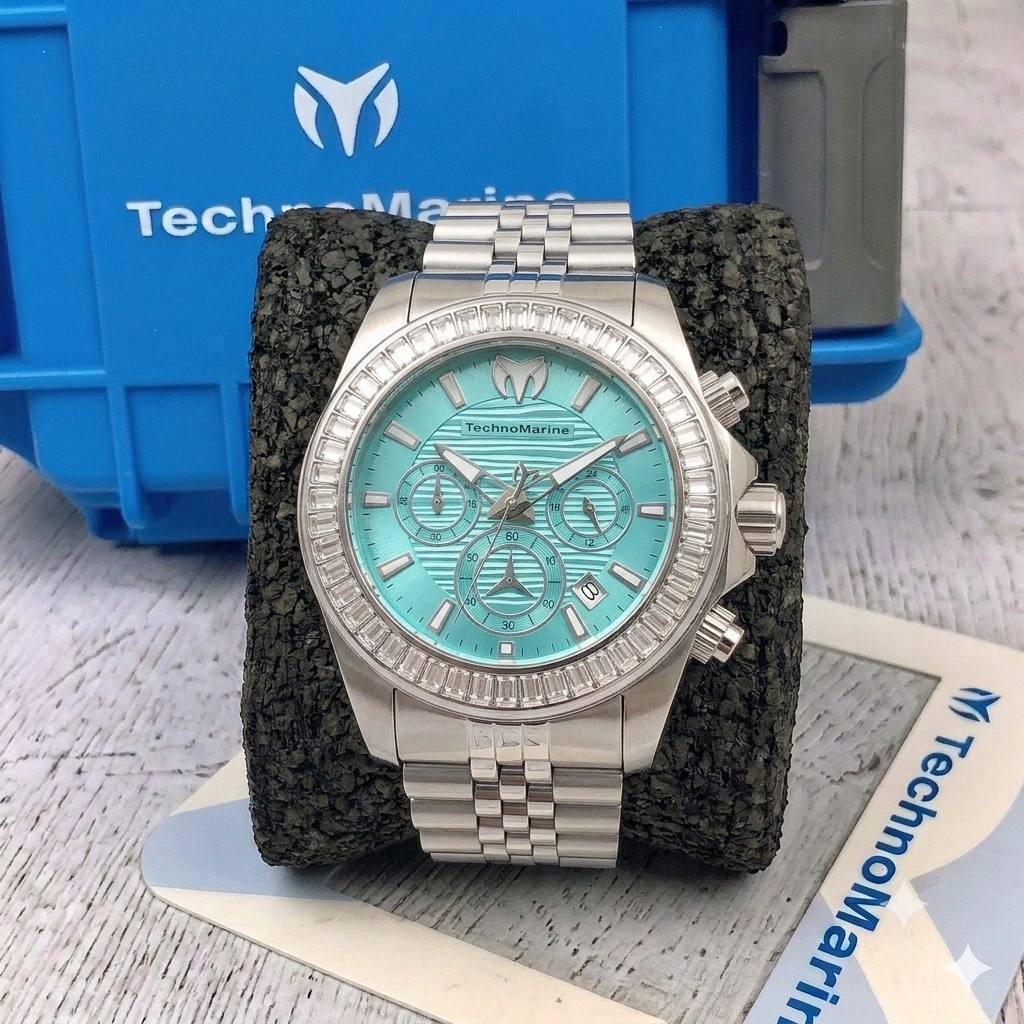 Reloj TechnoMarine Manta Raya para hombre - 42mm Plateado (TM-225015)