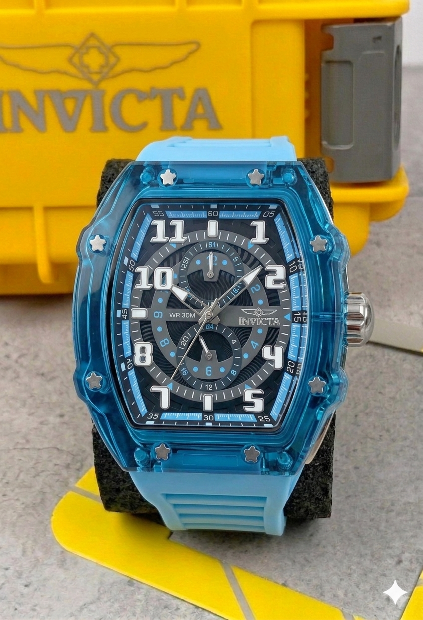 Reloj Invicta Racing para hombre - 50 mm - Azul (48444)